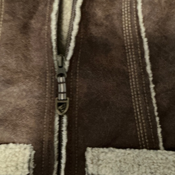 Kuhl Women's Dani Sherpa Vest size Medium in Brown - Picture 5 of 12
